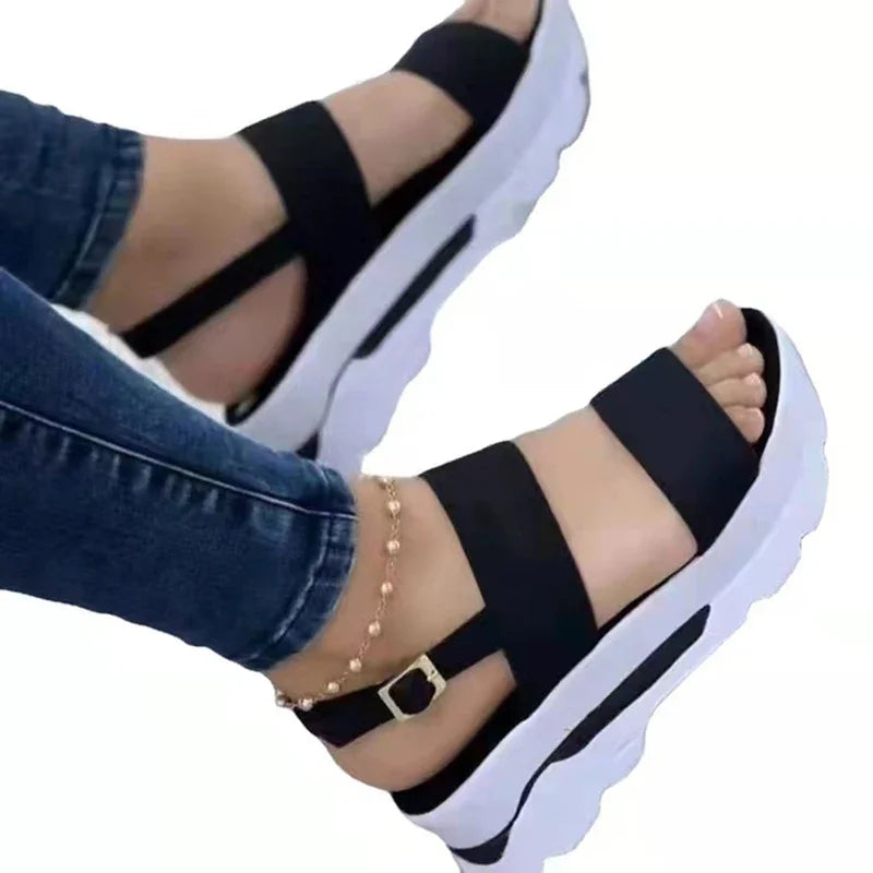Sandalias de Cuña Baja para Mujer - Plataforma Verano