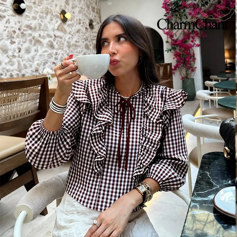 Blusa de cuadros