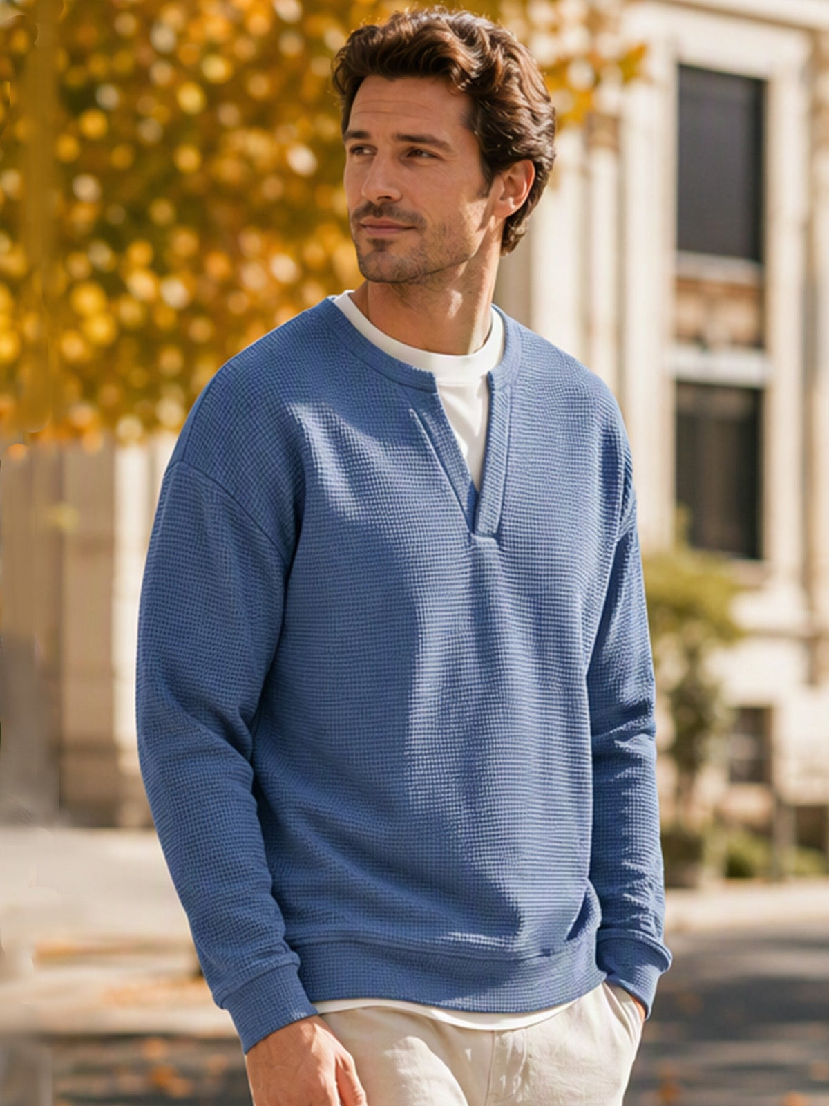 Suéter de punto fino para hombre
