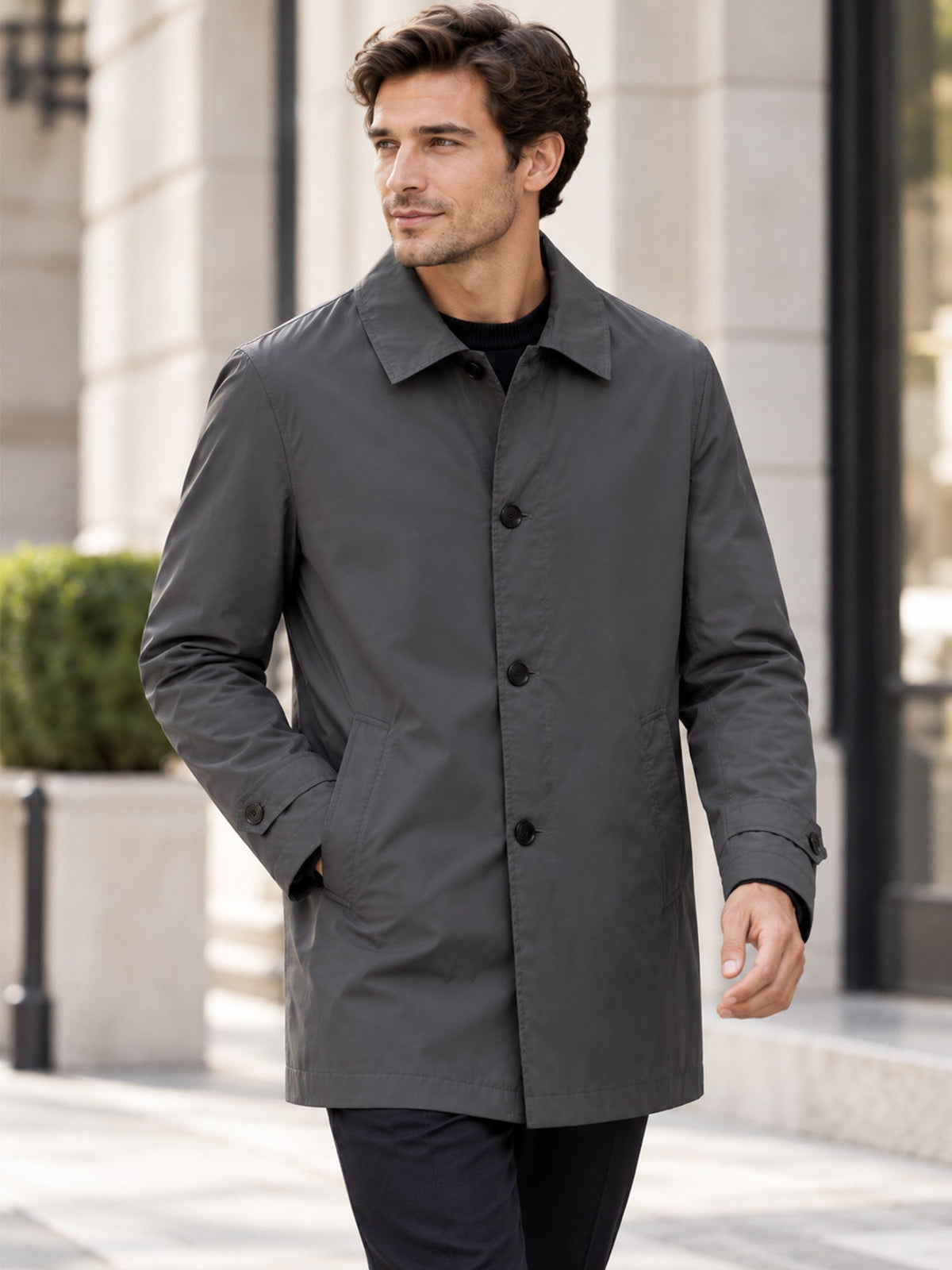 Abrigo ligero para hombre