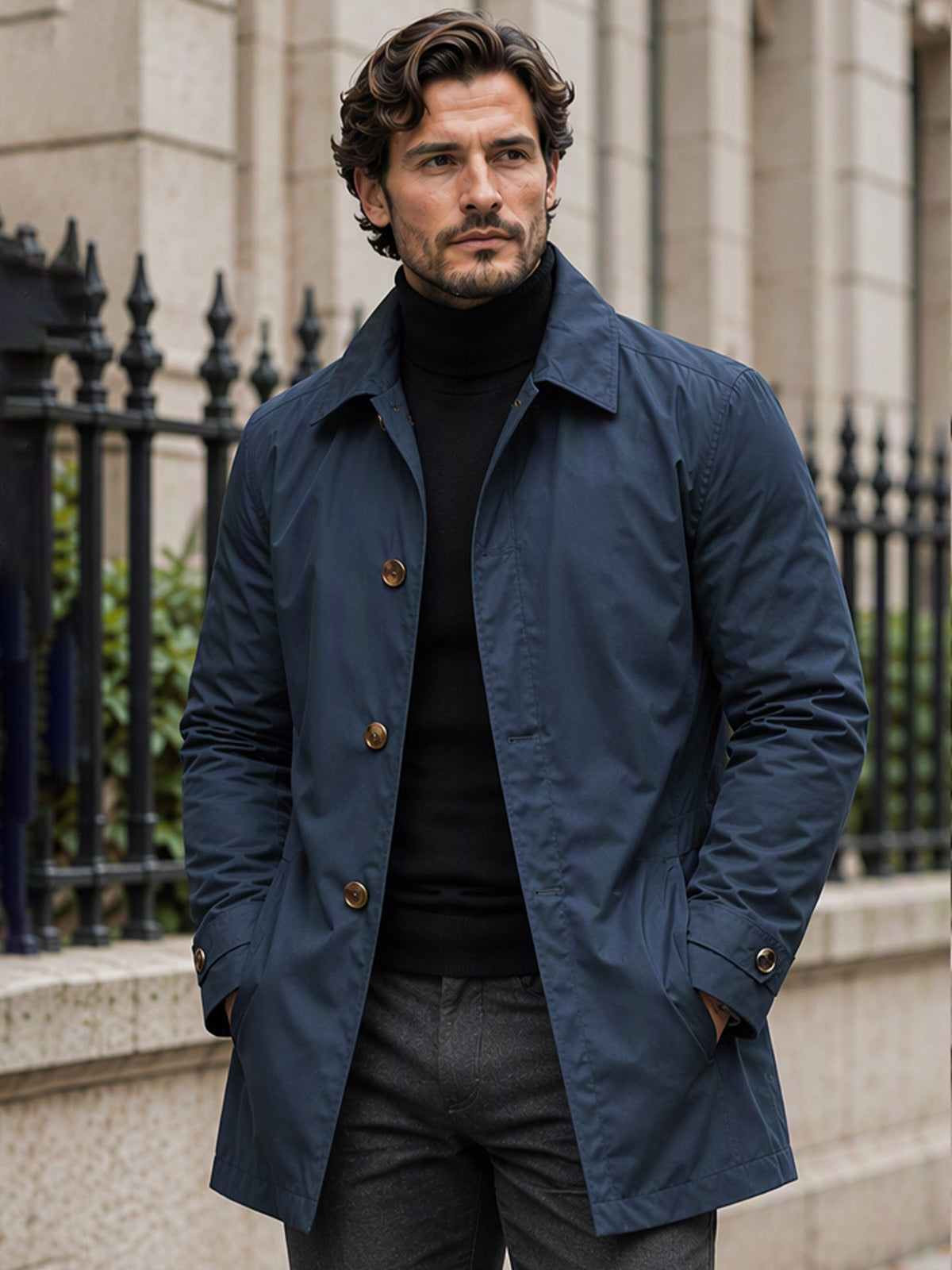 Abrigo ligero para hombre