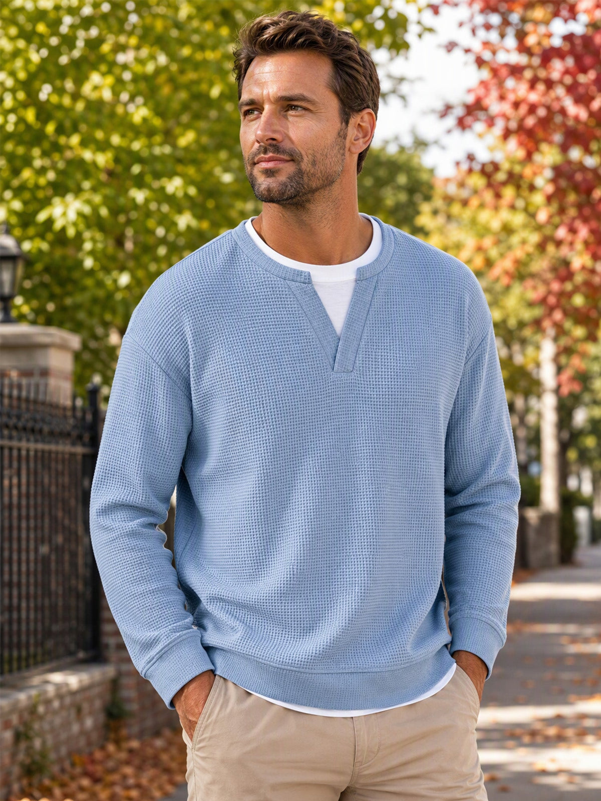 Suéter de punto fino para hombre