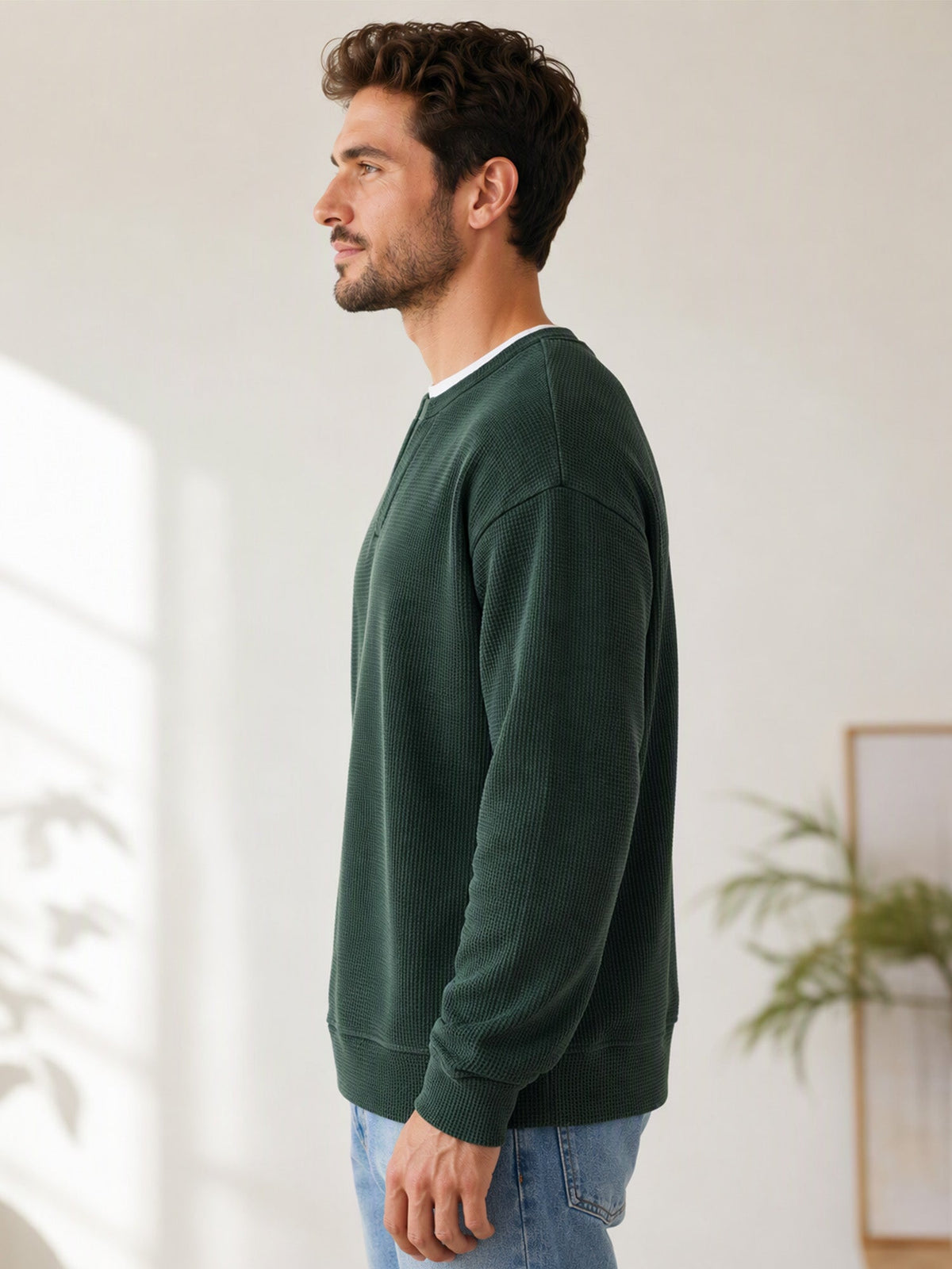 Suéter de punto fino para hombre