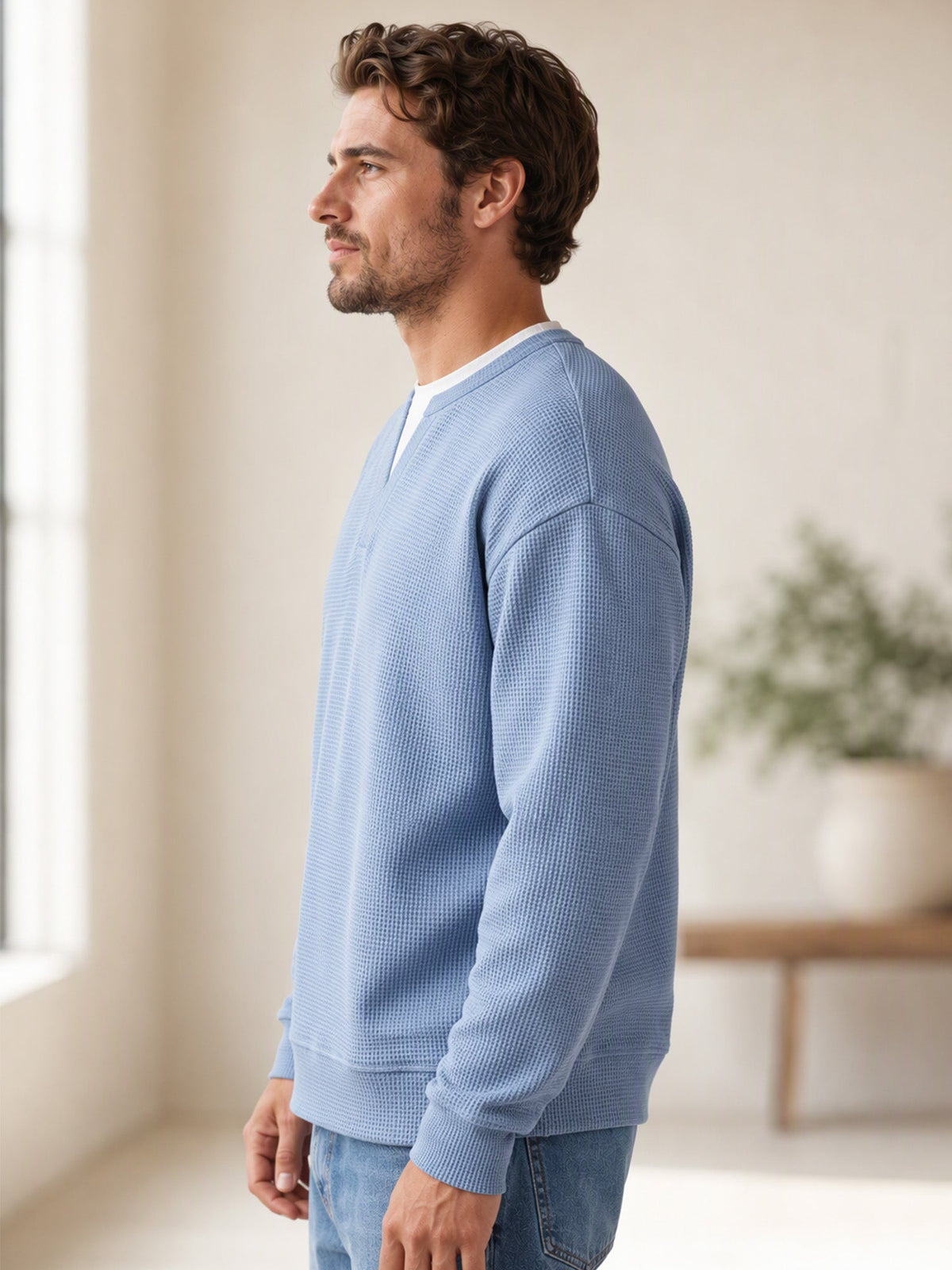 Suéter de punto fino para hombre