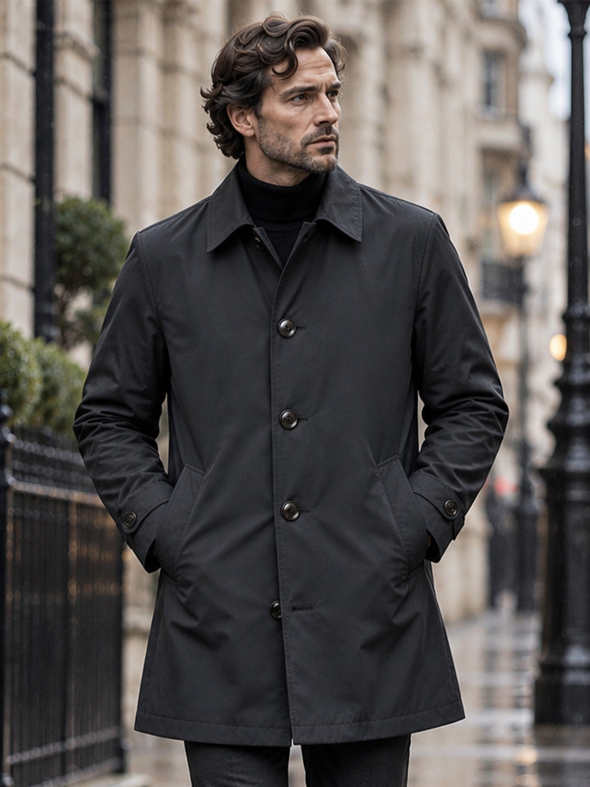 Abrigo ligero para hombre