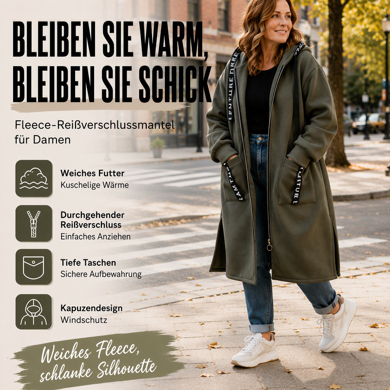 💃Oversize-Kapuzen-Sweatshirt-Mantel für Damen