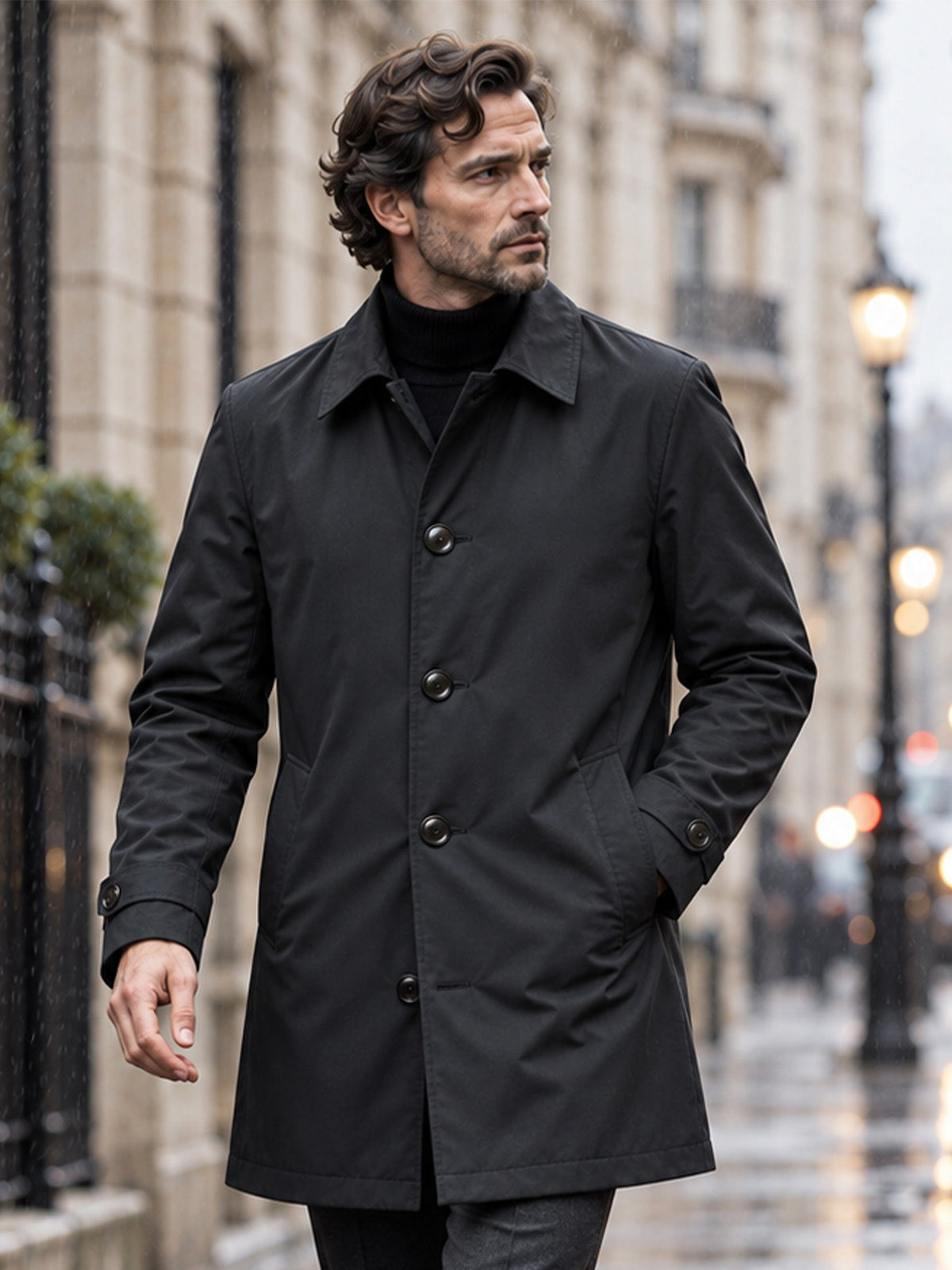 Abrigo ligero para hombre