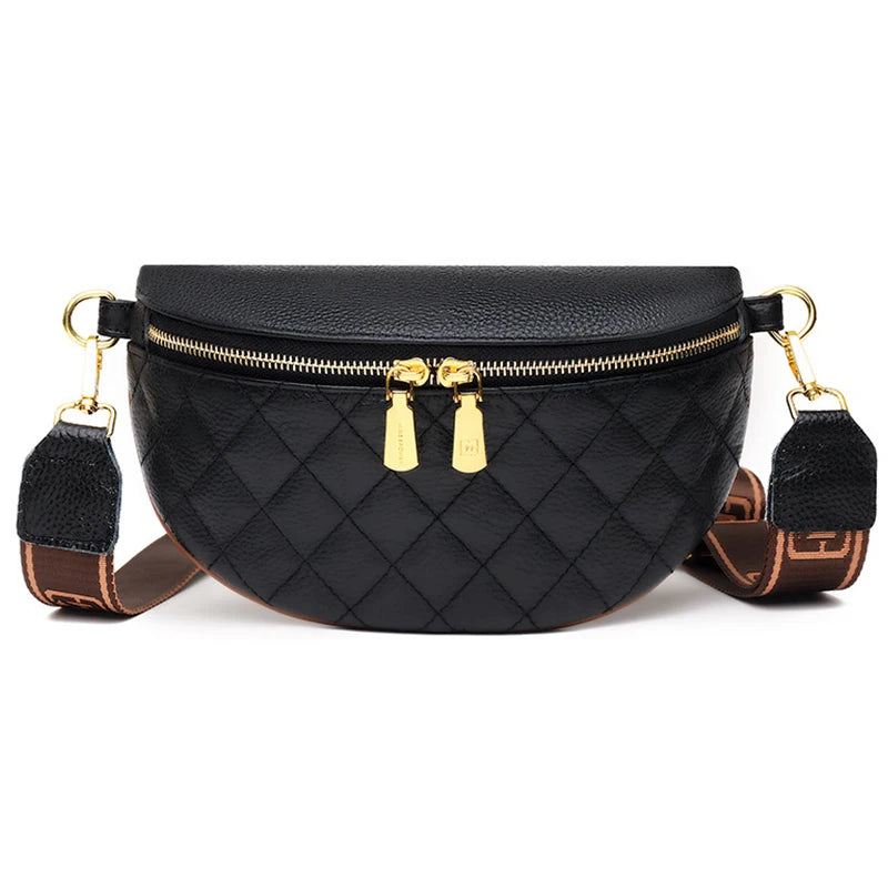 Riñonera / Bolso Cruzado de Mujer con Correa Ancha - Estilo Festival