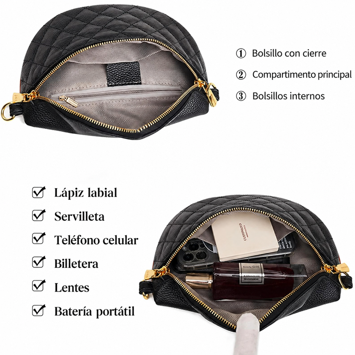 Riñonera / Bolso Cruzado de Mujer con Correa Ancha - Estilo Festival