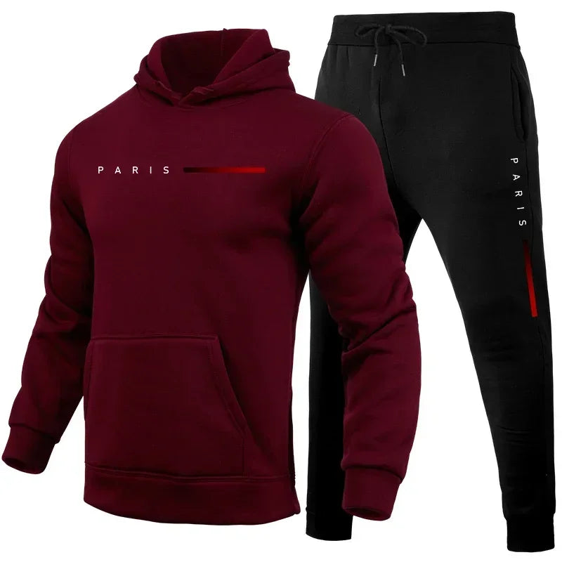 Conjunto deportivo de hombre con capucha y pantalón
