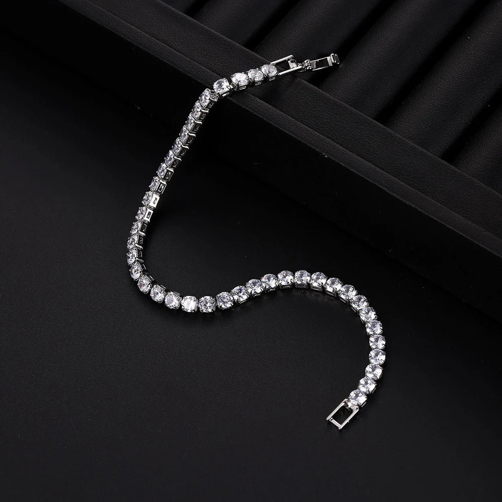 Pulseras helada cristal