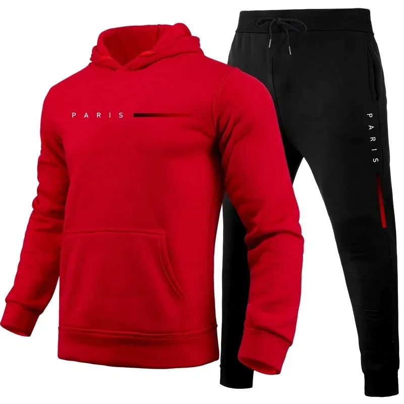 Conjunto deportivo de hombre con capucha y pantalón