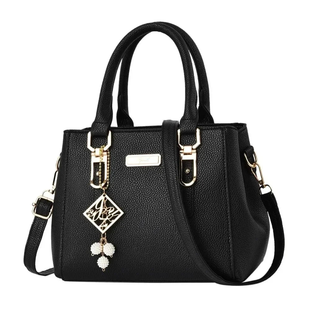 Bolso Bandolera de Gran Capacidad para Mujer - Piel Casual