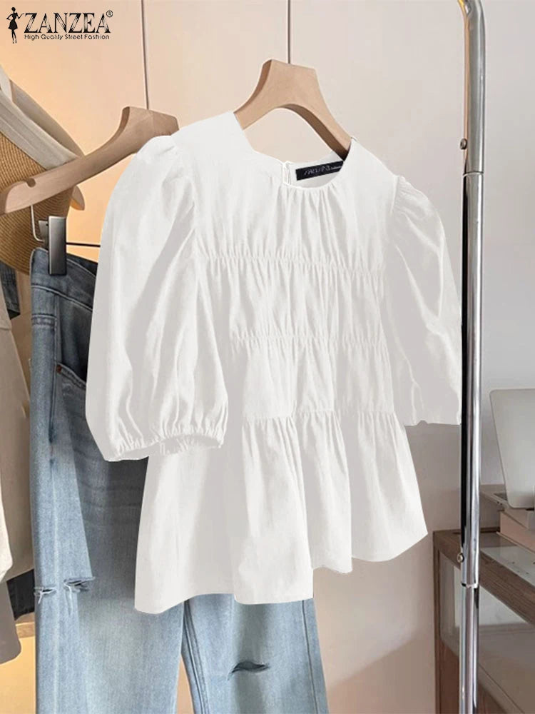 Blusa de algodón