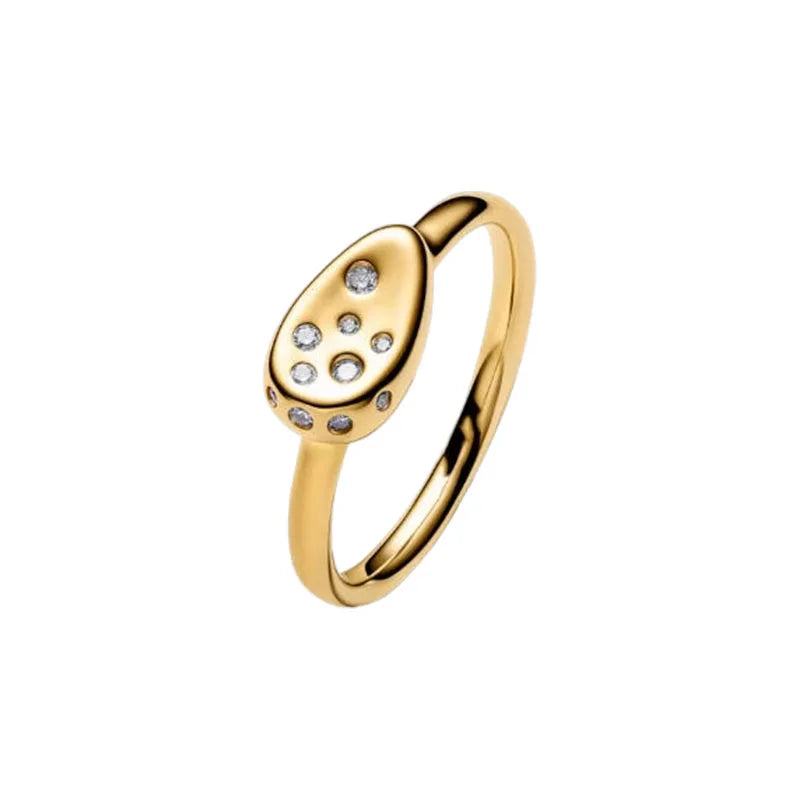 Anillo de Ola Oceánica en Plata 925 - Colección Verano