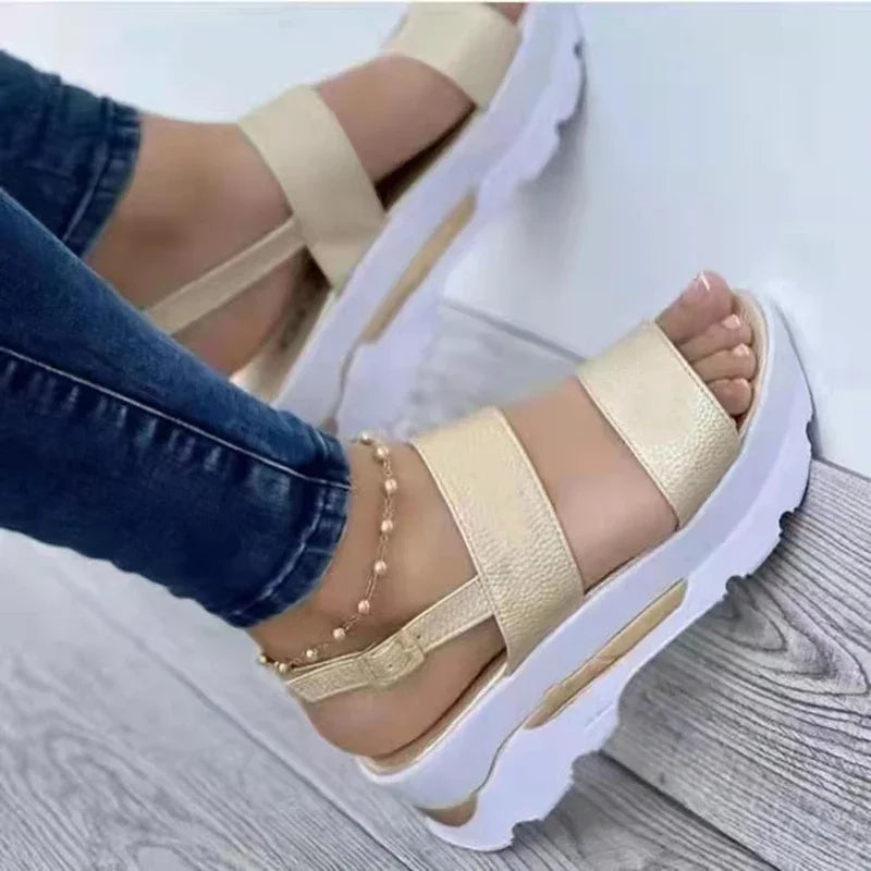 Sandalias de Cuña Baja para Mujer - Plataforma Verano