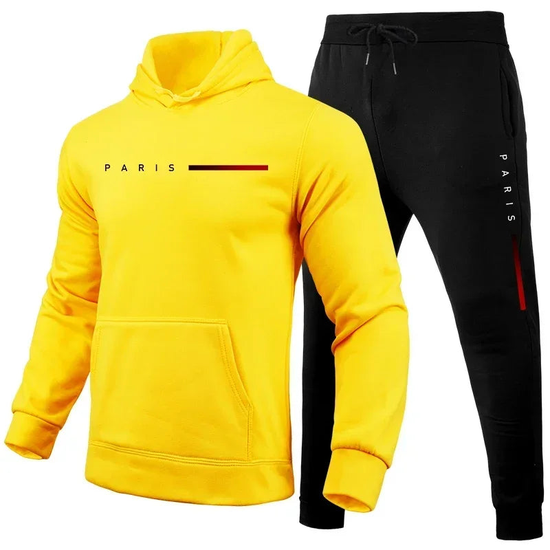 Conjunto deportivo de hombre con capucha y pantalón