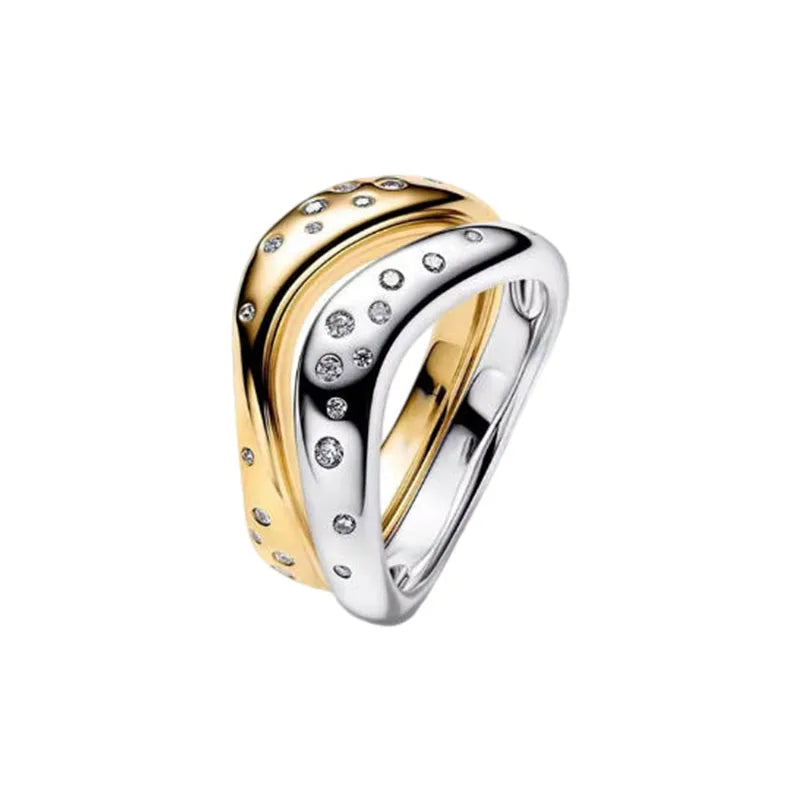 Anillo de Ola Oceánica en Plata 925 - Colección Verano
