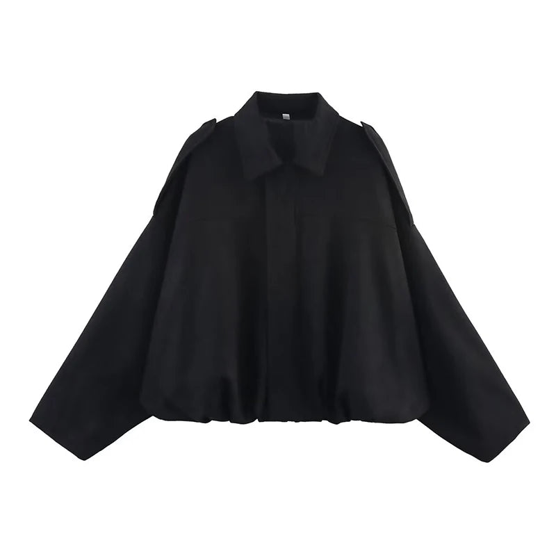 Chaqueta de ante sintético