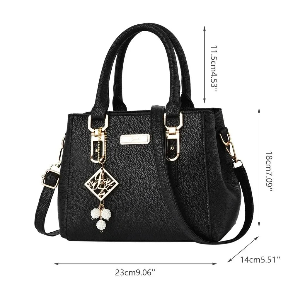 Bolso Bandolera de Gran Capacidad para Mujer - Piel Casual