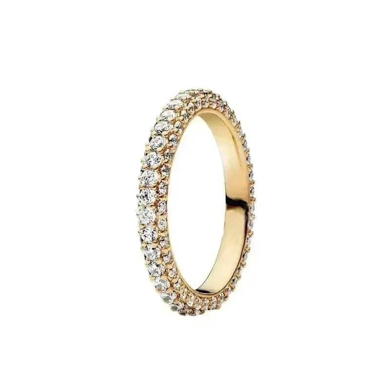Anillo de Corona en Forma de Corazón - Plata 925 para Mujer