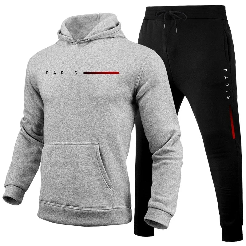 Conjunto deportivo de hombre con capucha y pantalón