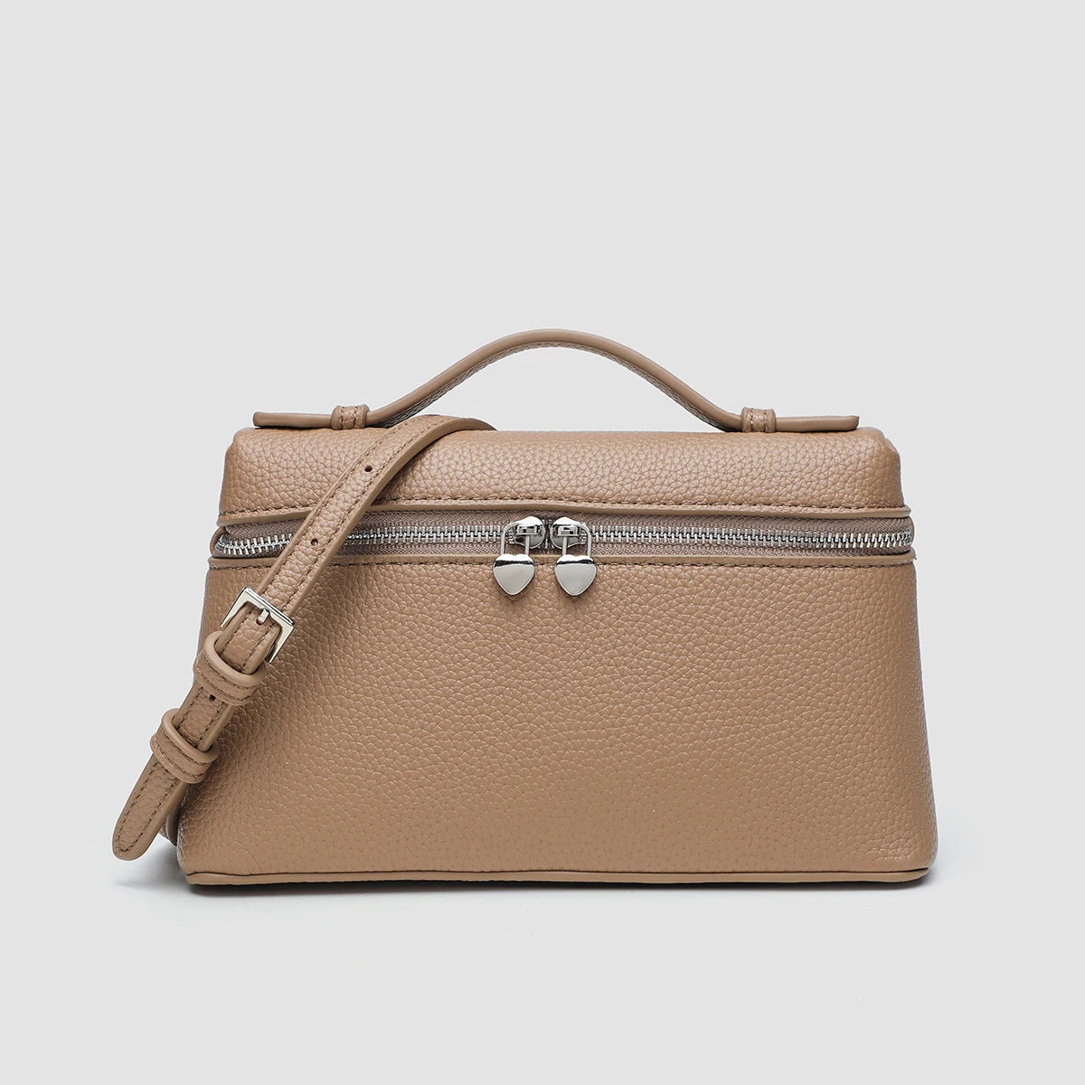 Bolso Cruzado de Gran Capacidad para Mujer - PU Rígido