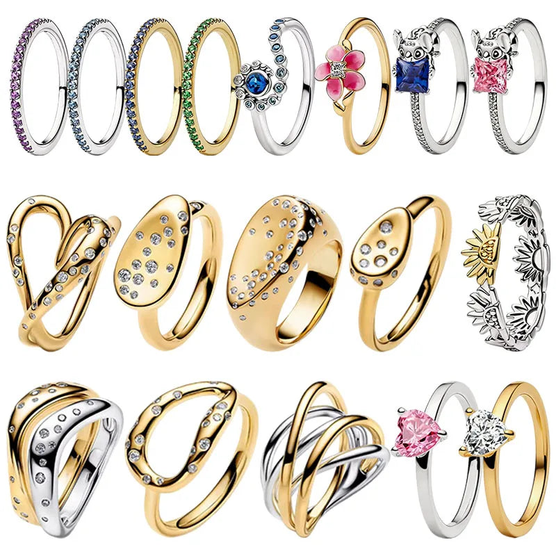 Anillo de Ola Oceánica en Plata 925 - Colección Verano