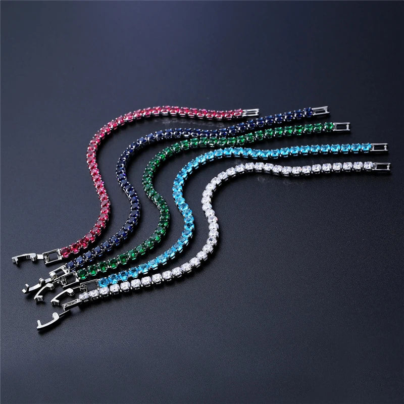 Pulseras helada cristal
