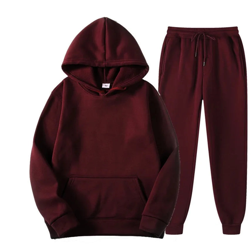 Conjunto deportivo de hombre con sudadera y pantalón