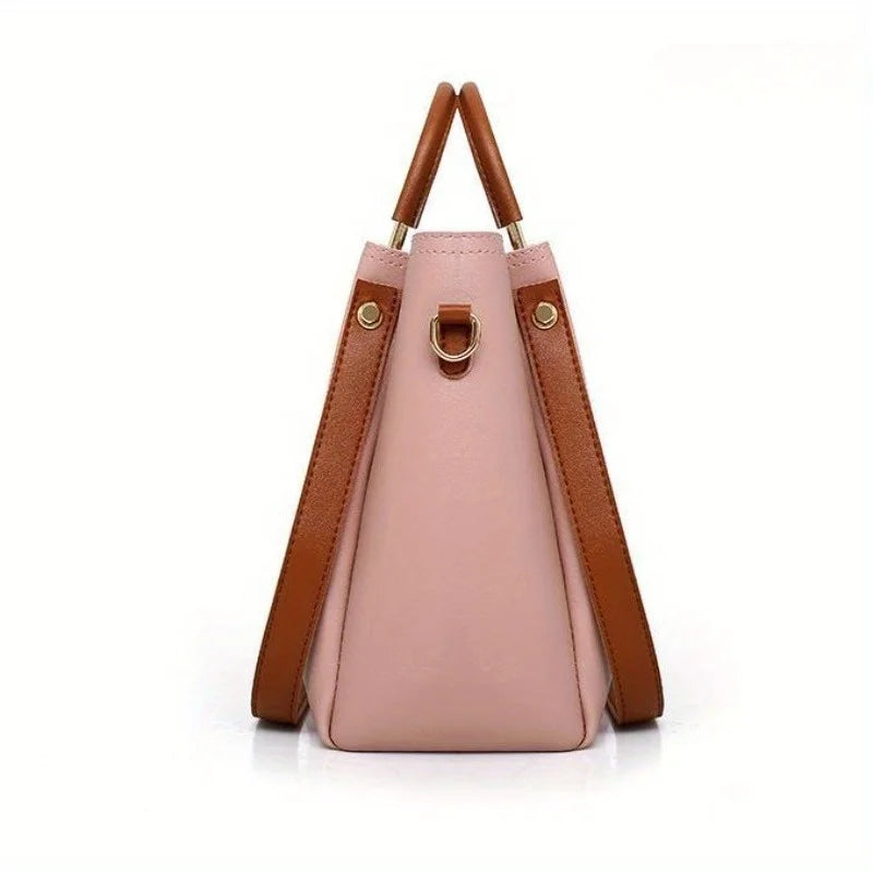 Set de 4 Bolsos de Mujer en Piel PU - Tote + Bandolera + Cartera + Tarjetero