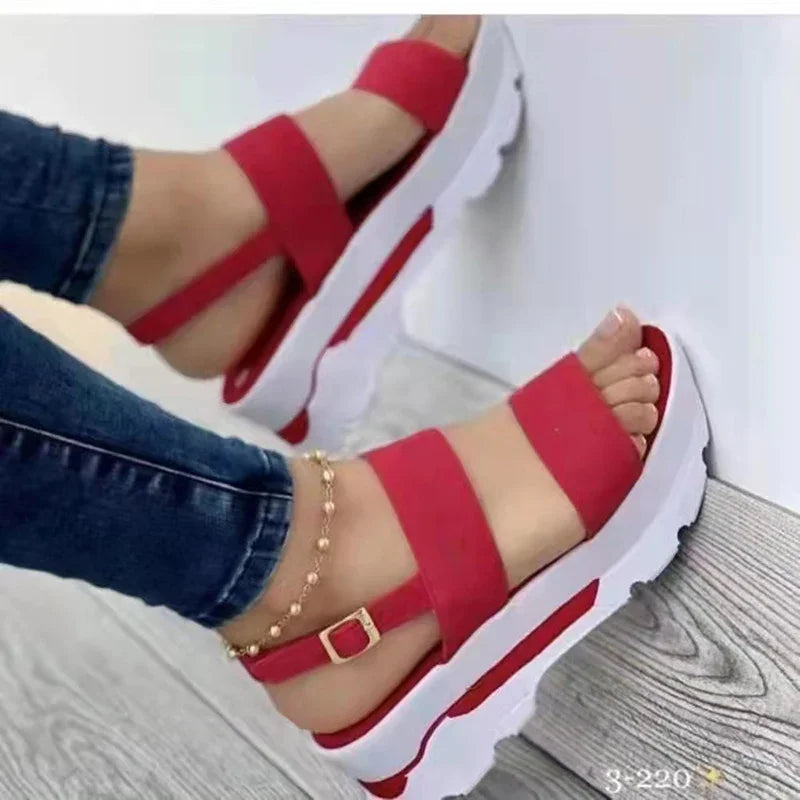 Sandalias de Cuña Baja para Mujer - Plataforma Verano