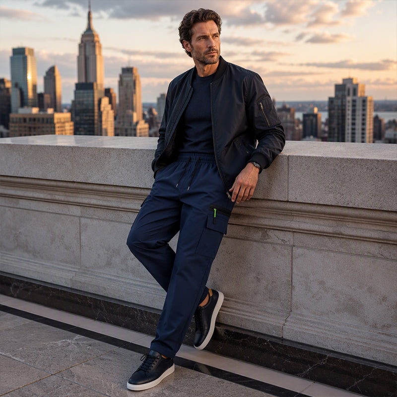Pantalones de invierno cortavientos para hombre