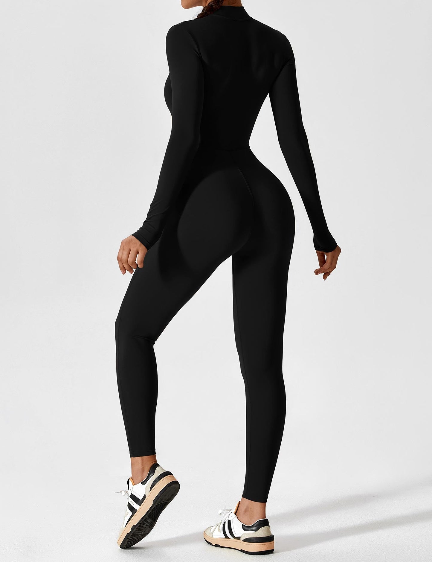 Yeoreo Longsleeve Reißverschluss Jumpsuit