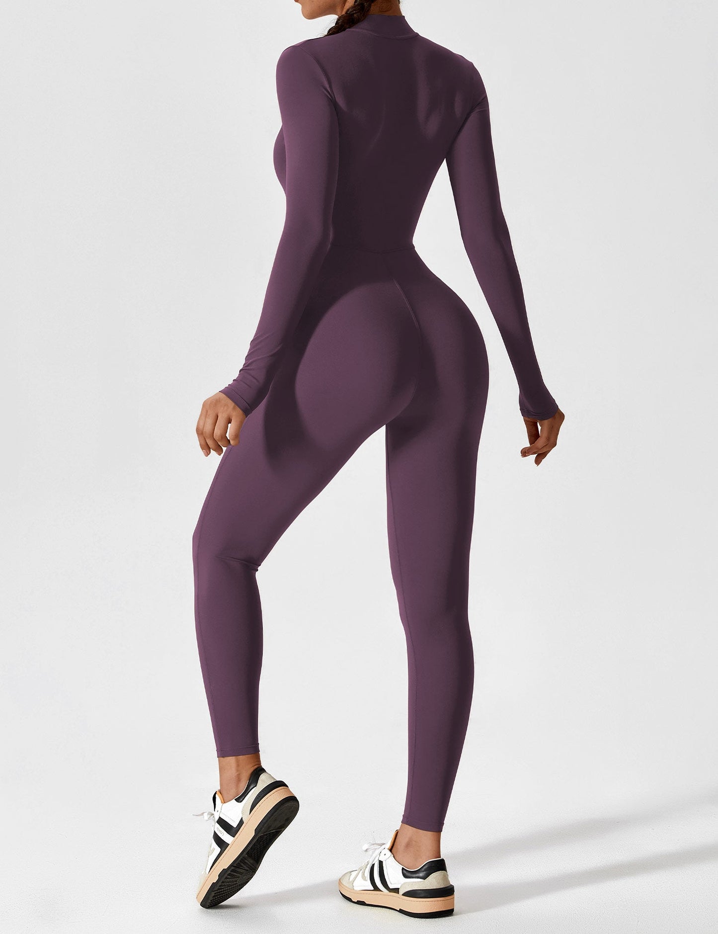 Yeoreo Longsleeve Reißverschluss Jumpsuit