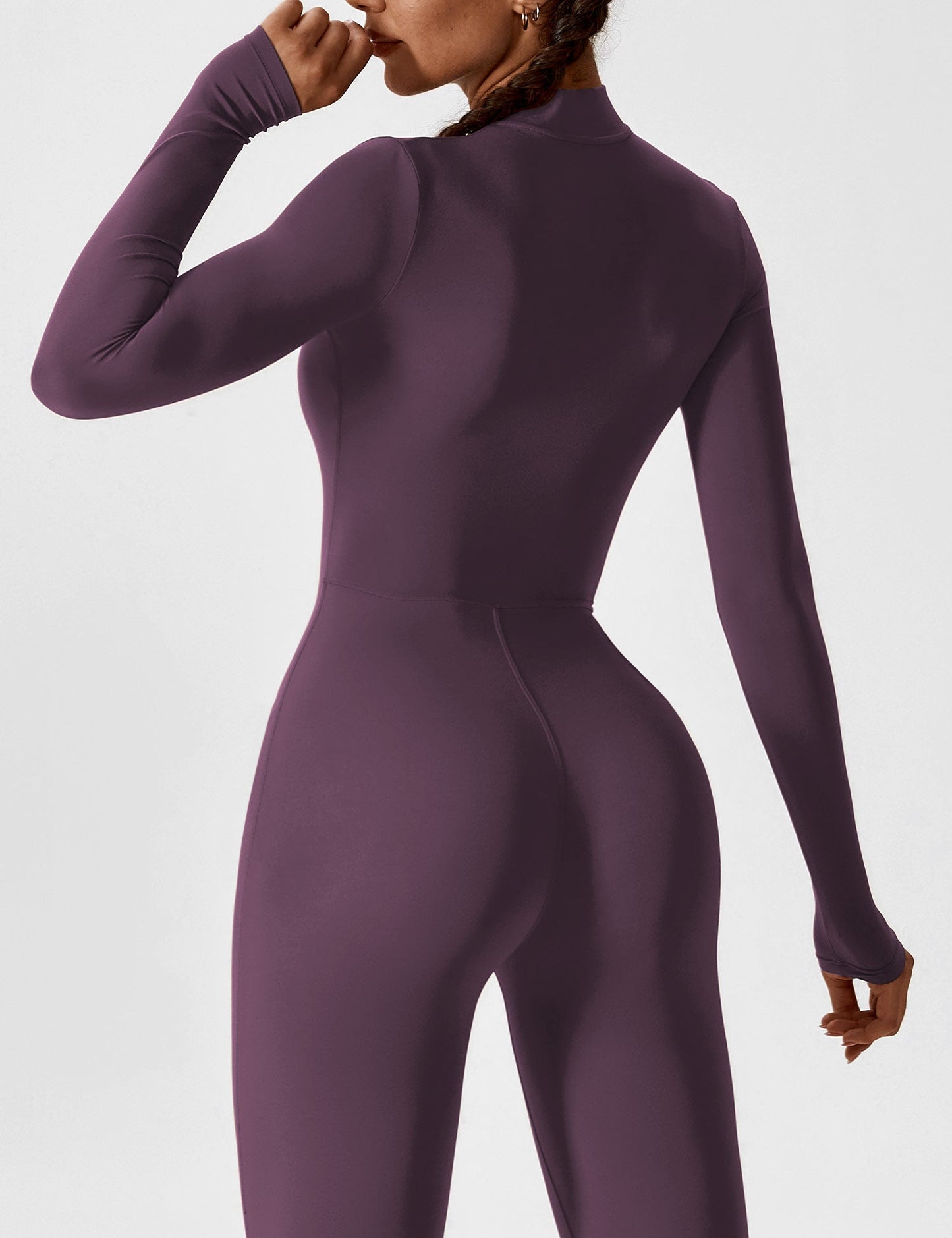 Yeoreo Longsleeve Reißverschluss Jumpsuit