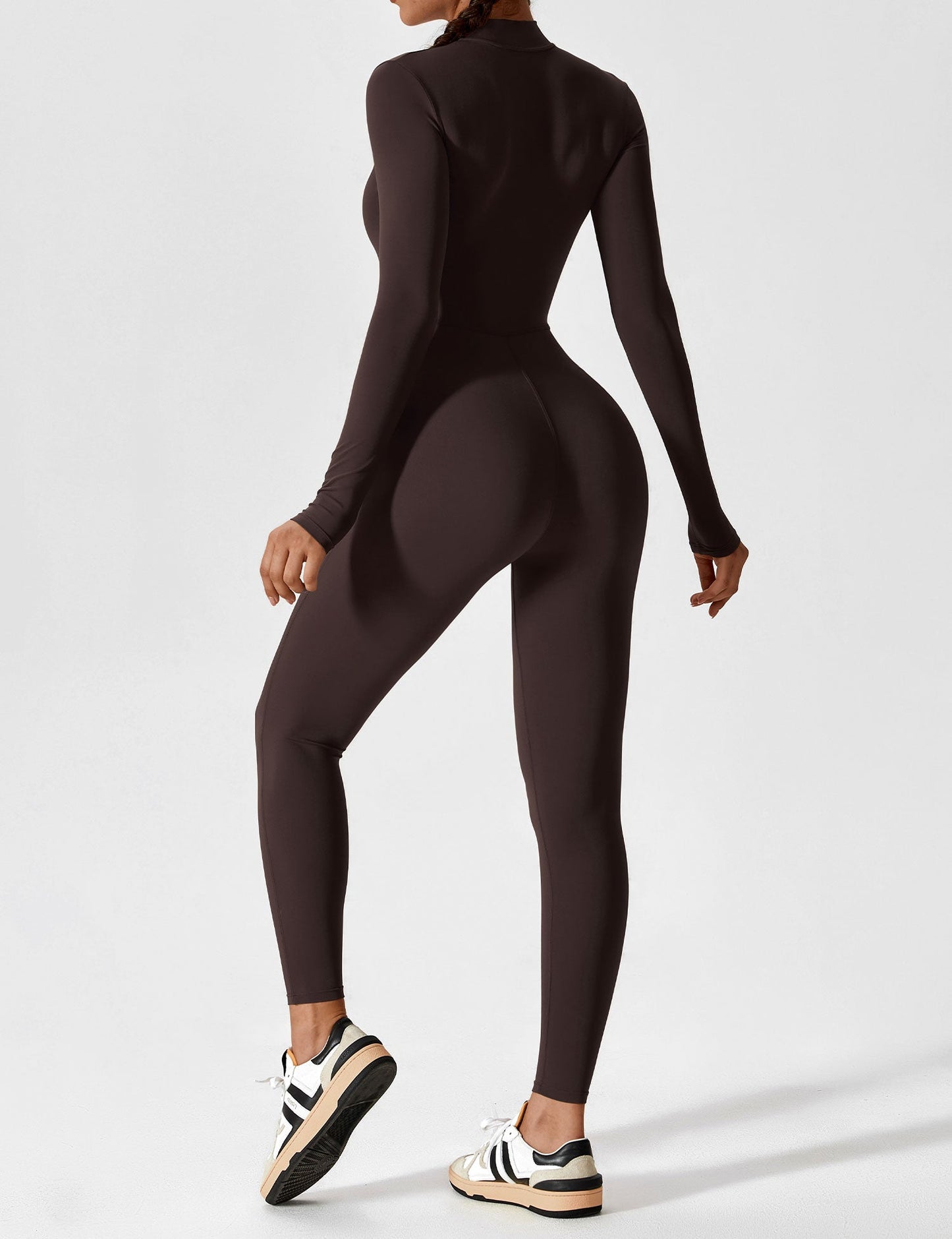 Yeoreo Longsleeve Reißverschluss Jumpsuit