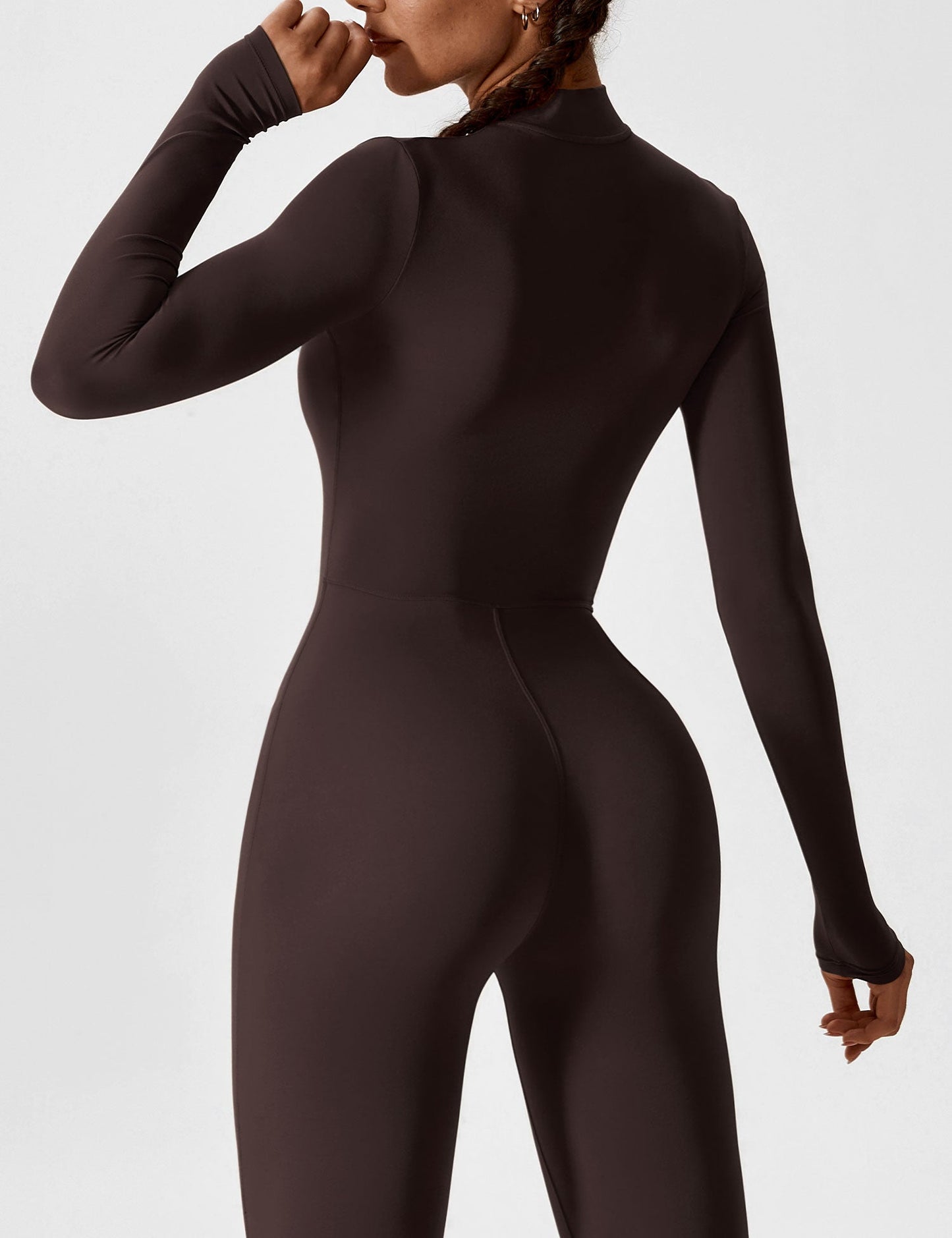 Yeoreo Longsleeve Reißverschluss Jumpsuit