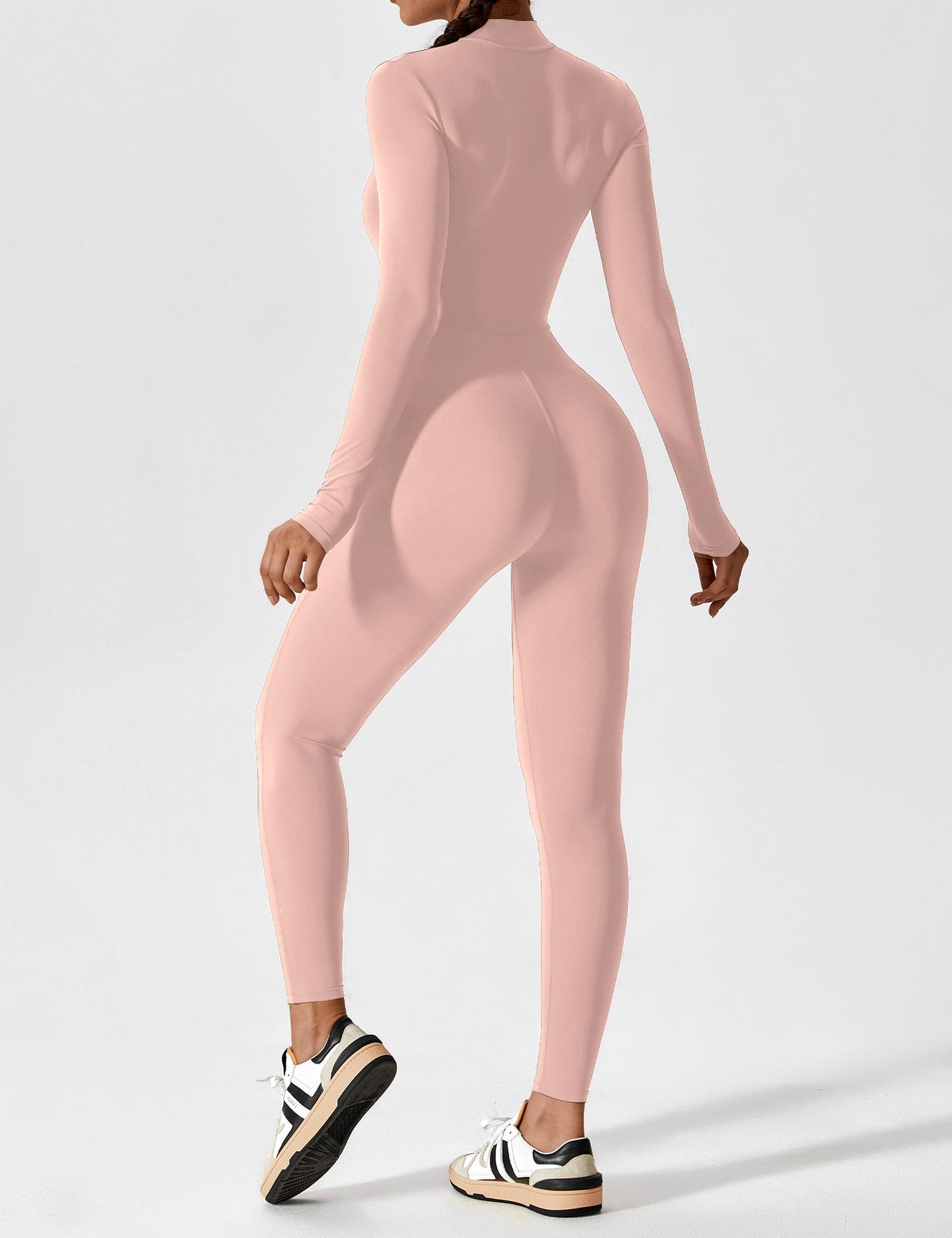 Yeoreo Longsleeve Reißverschluss Jumpsuit