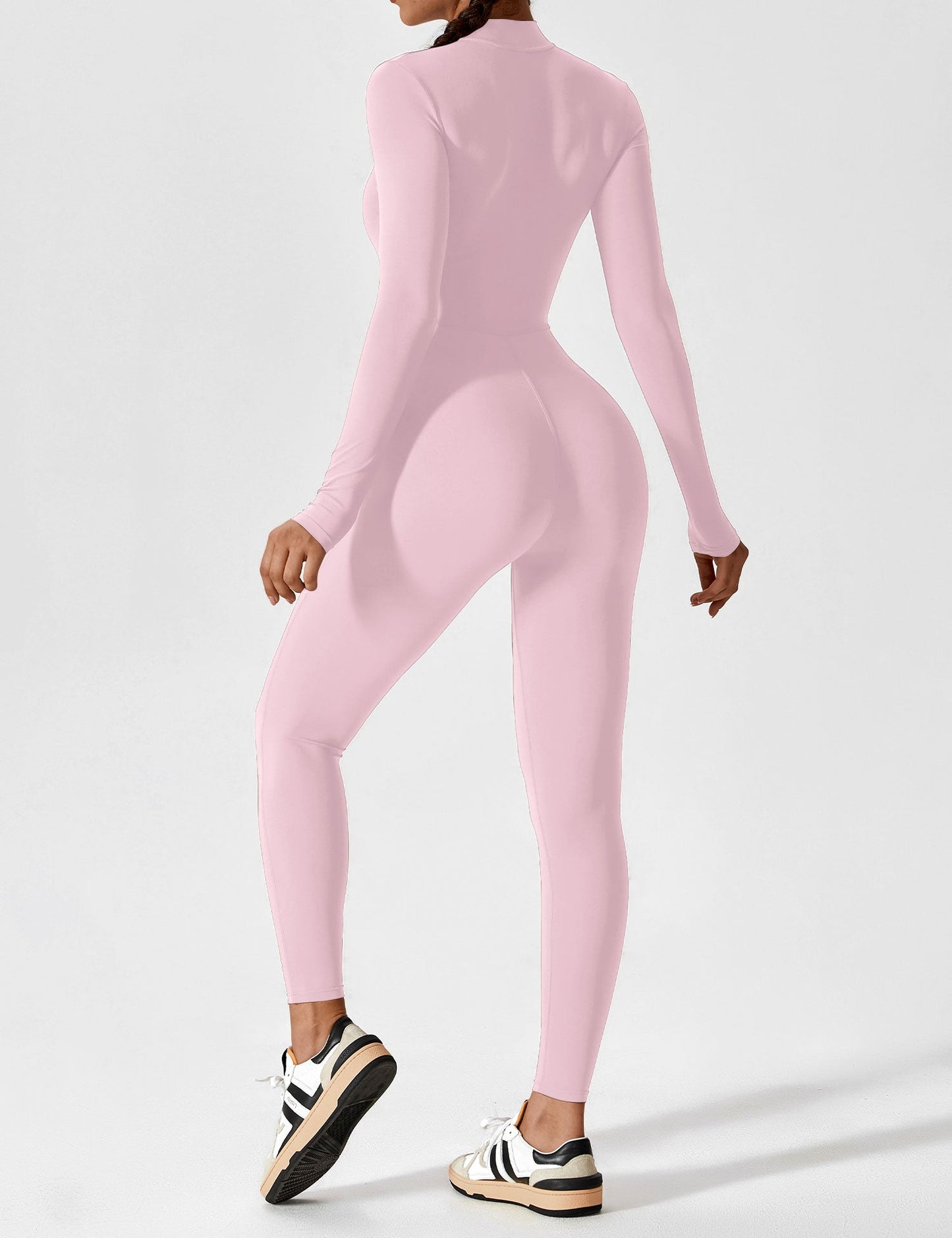 Yeoreo Longsleeve Reißverschluss Jumpsuit