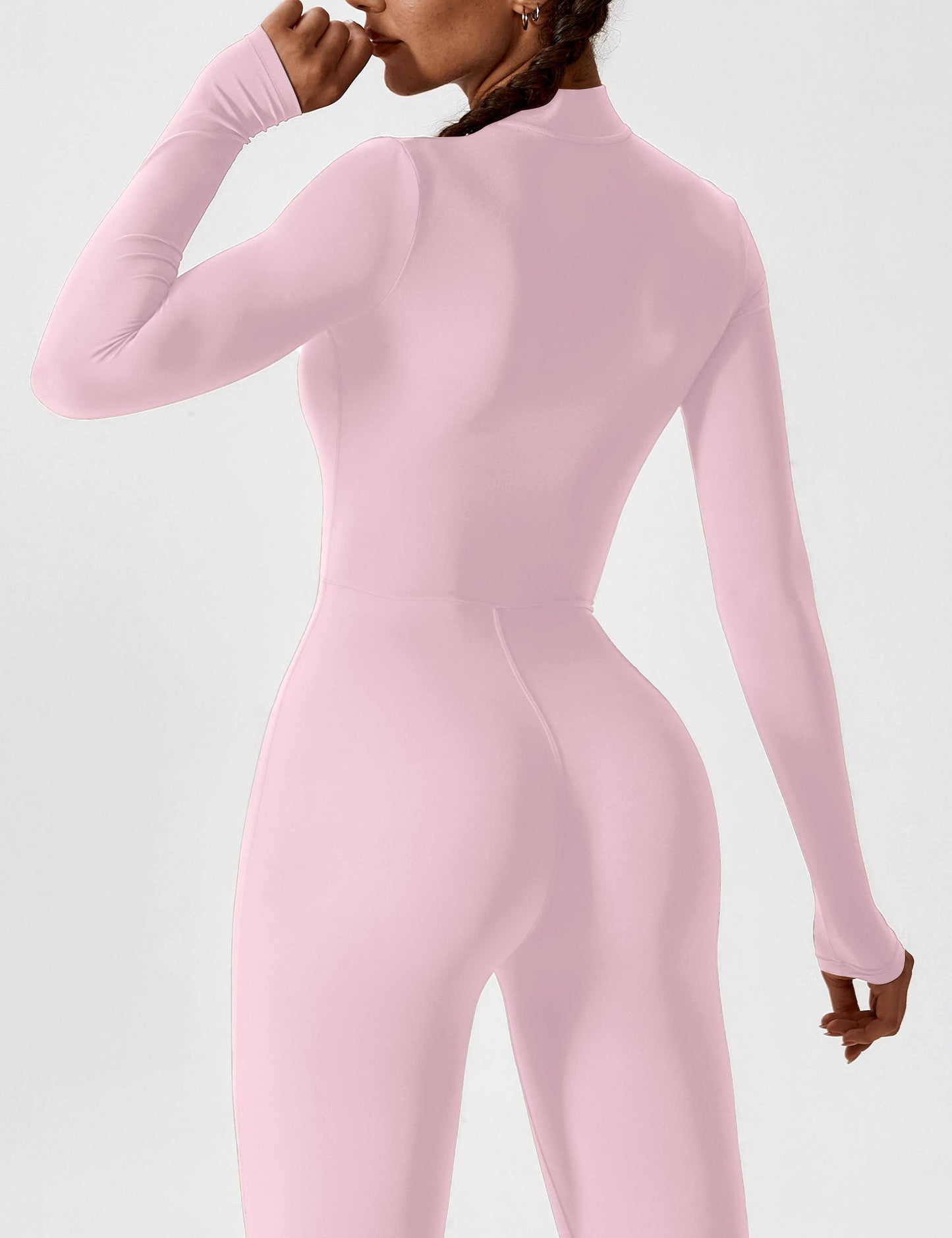 Yeoreo Longsleeve Reißverschluss Jumpsuit
