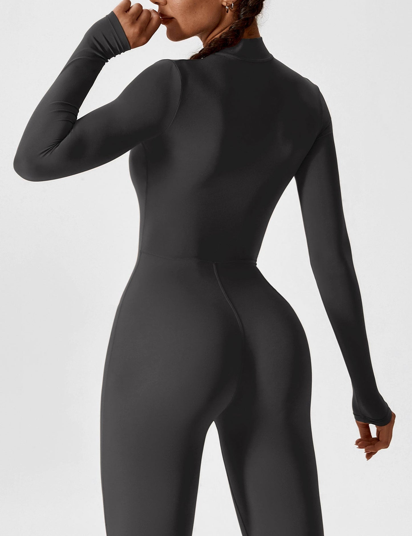 Yeoreo Longsleeve Reißverschluss Jumpsuit