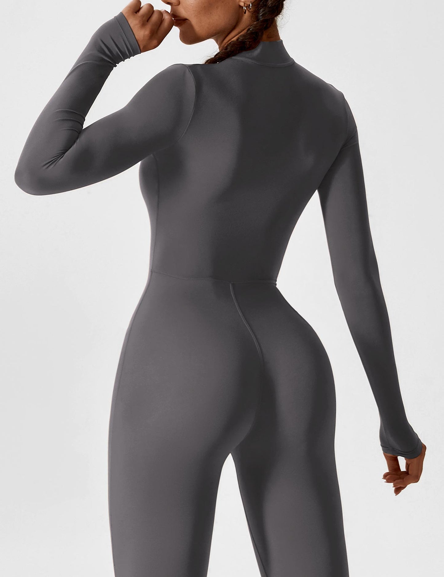 Yeoreo Longsleeve Reißverschluss Jumpsuit