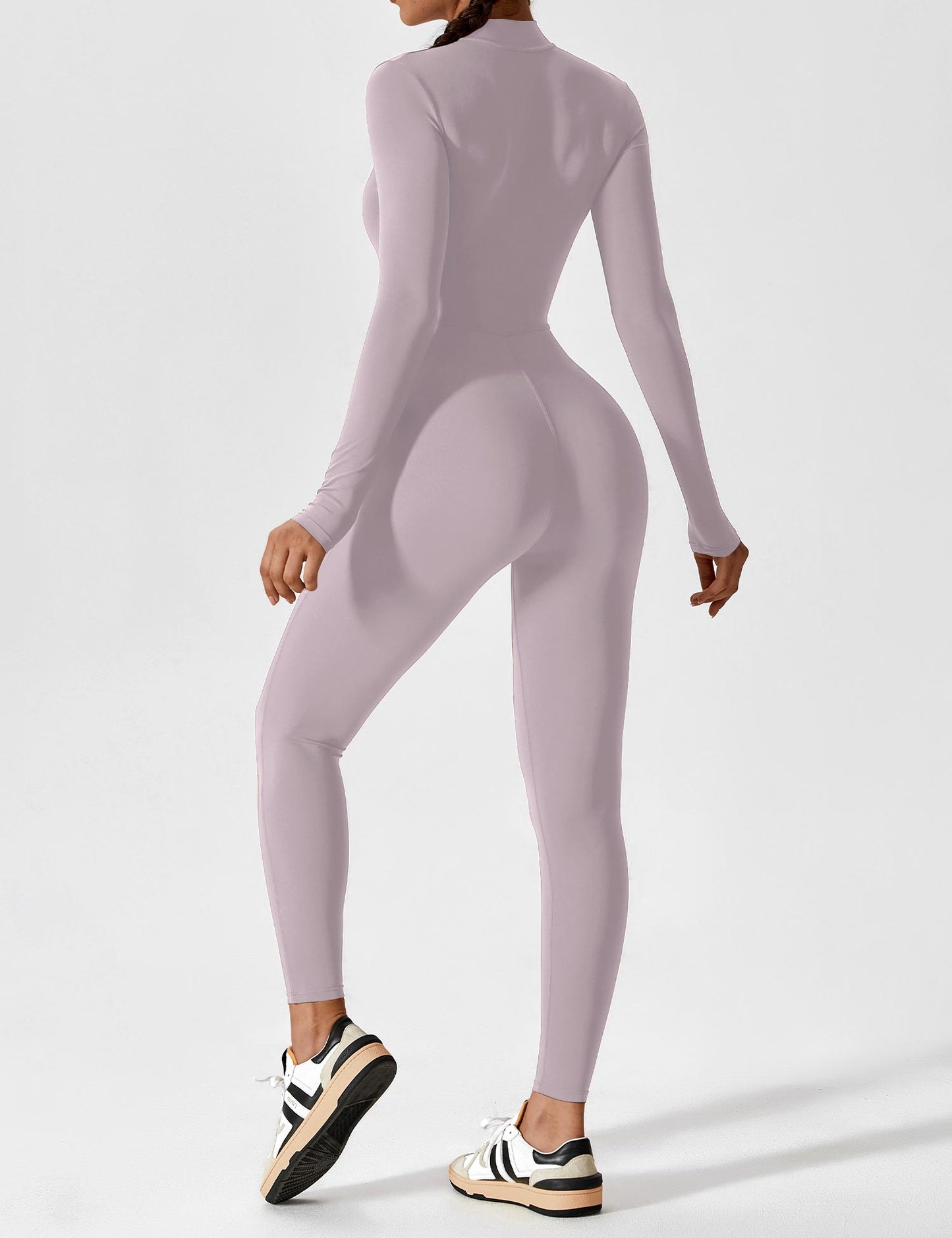 Yeoreo Longsleeve Reißverschluss Jumpsuit