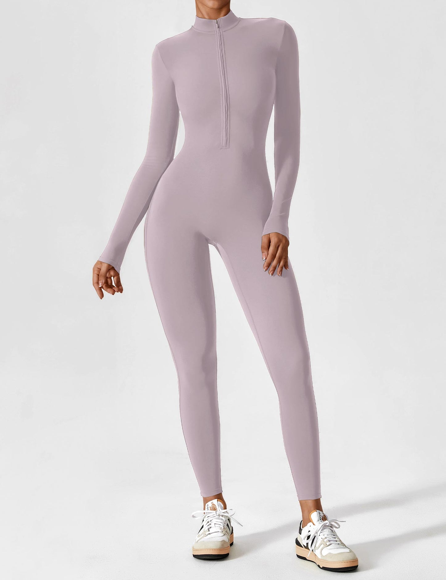 Yeoreo Longsleeve Reißverschluss Jumpsuit