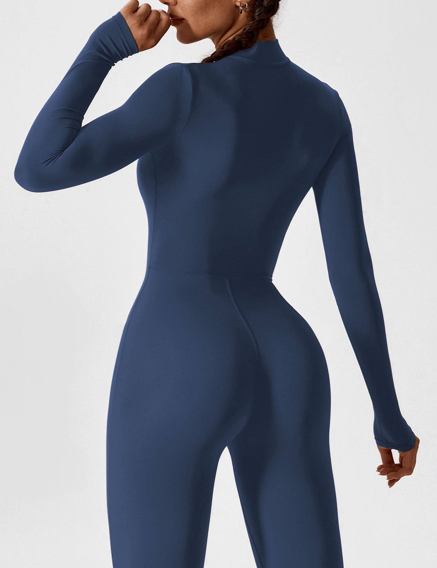 Yeoreo Longsleeve Reißverschluss Jumpsuit