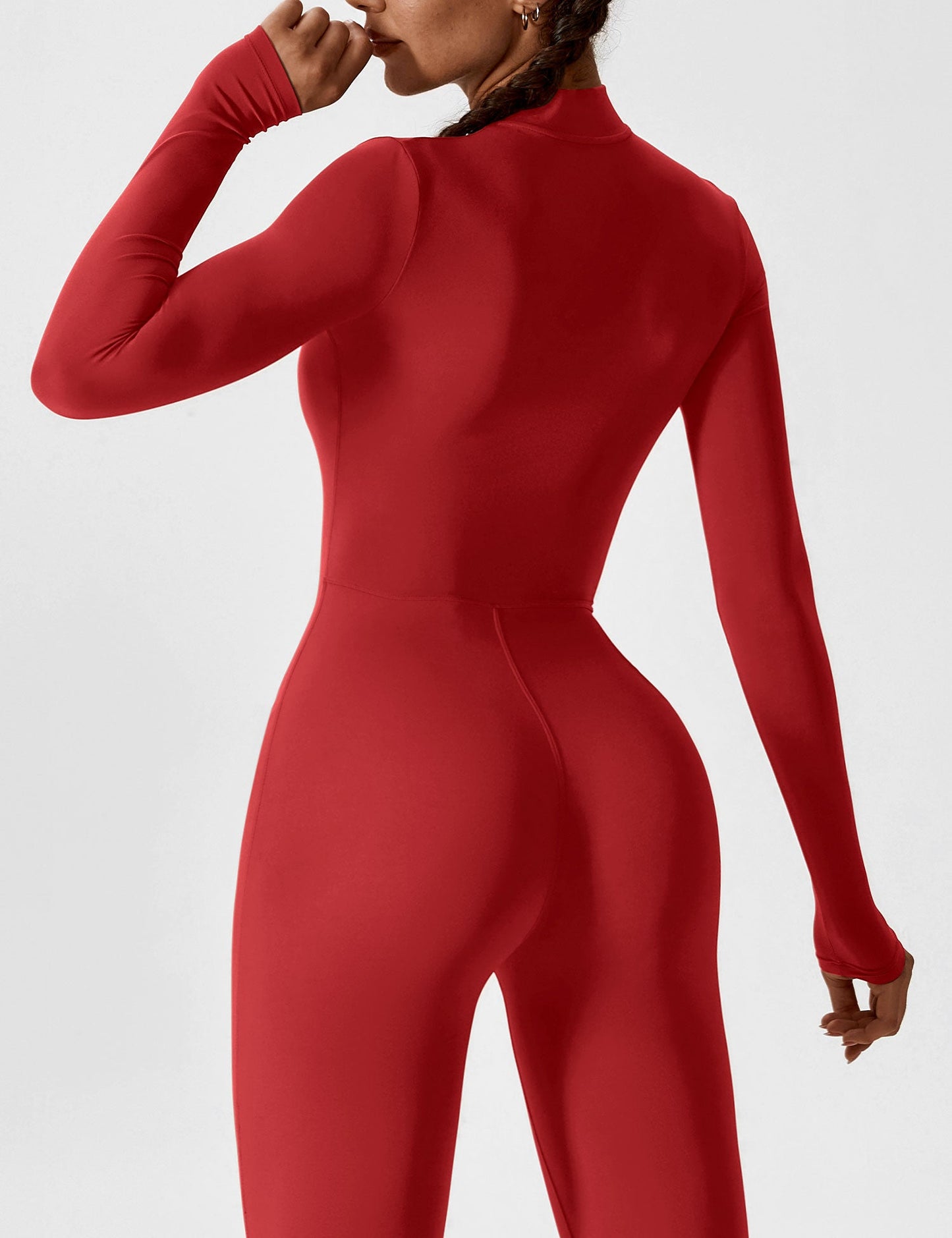 Yeoreo Longsleeve Reißverschluss Jumpsuit