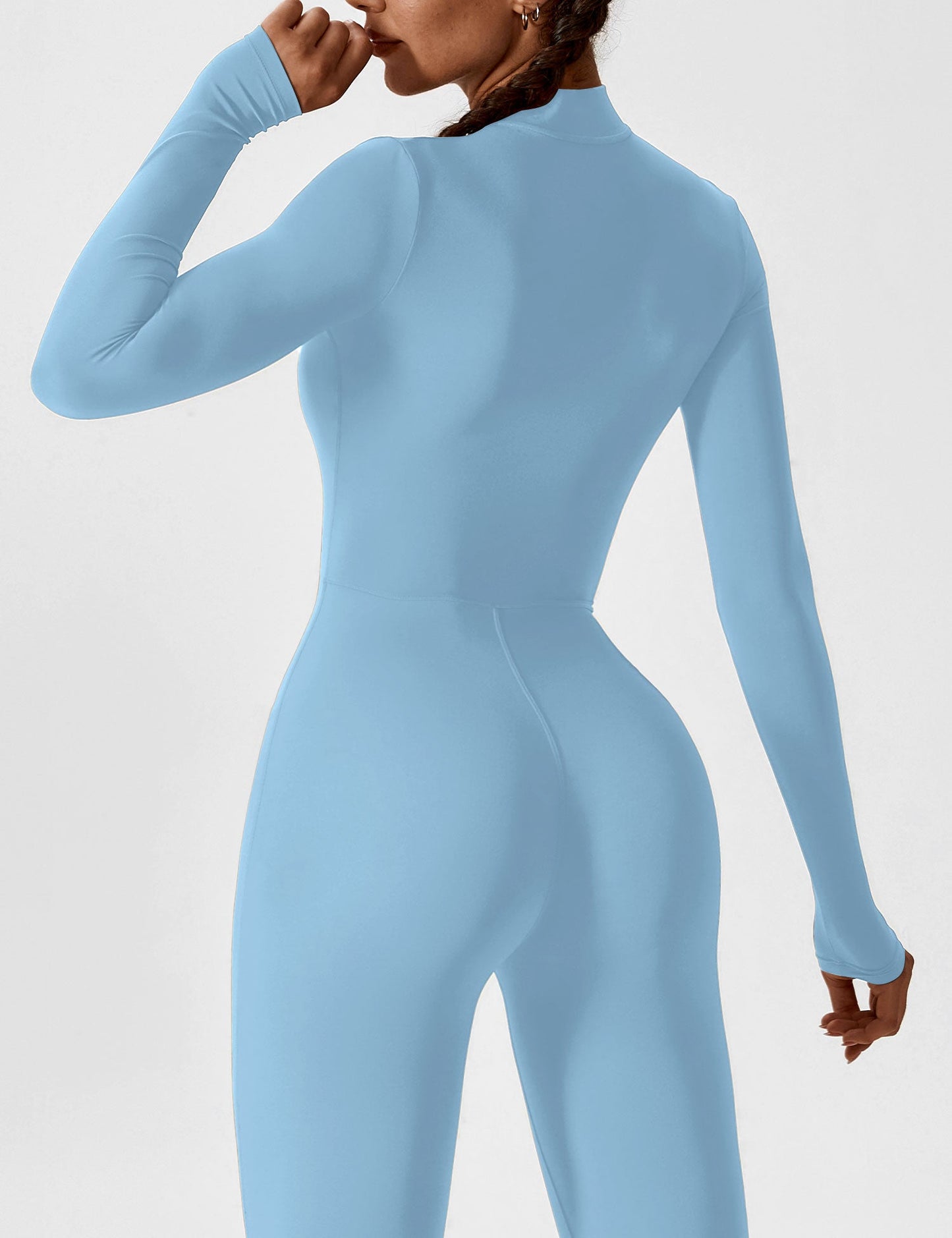 Yeoreo Longsleeve Reißverschluss Jumpsuit