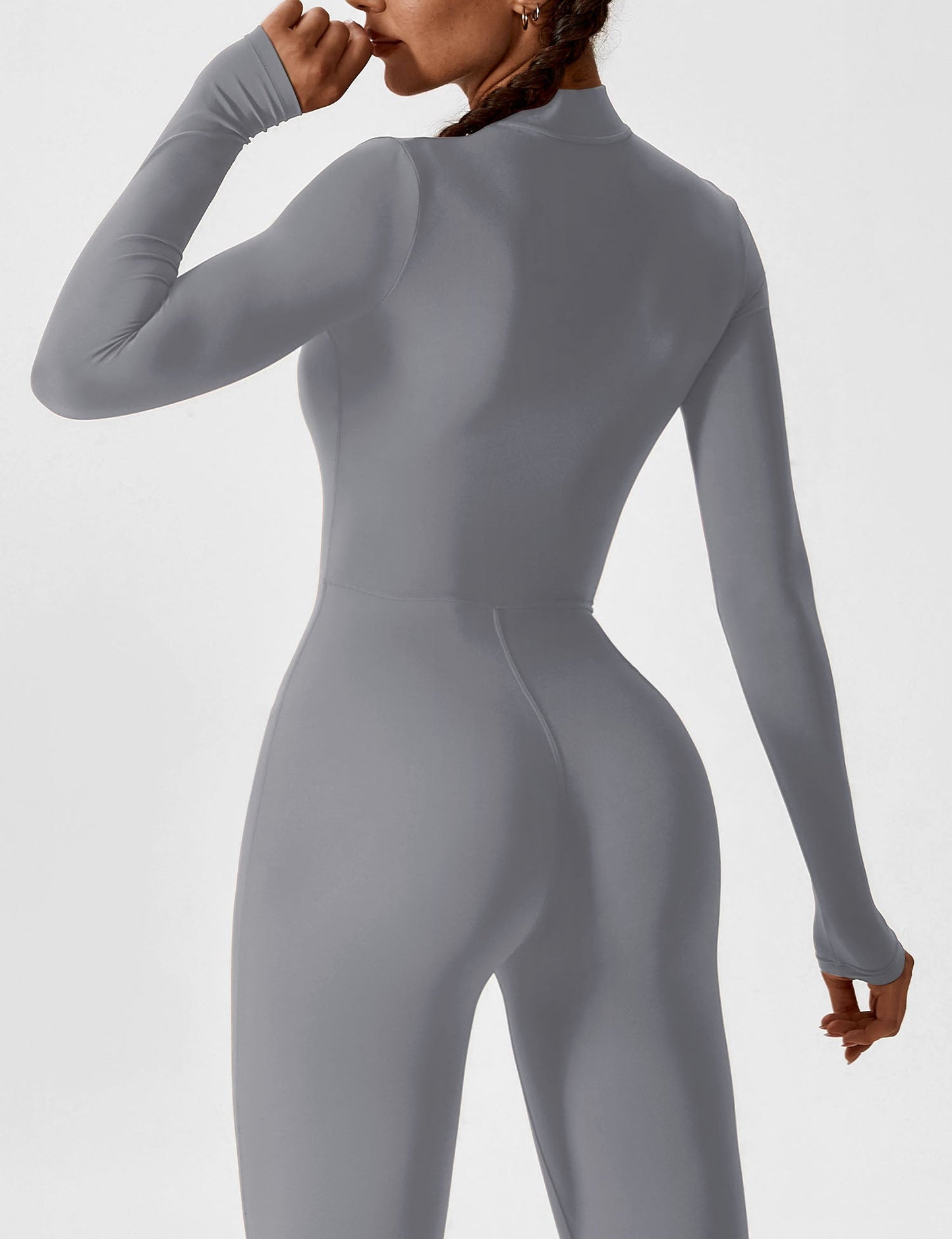 Yeoreo Longsleeve Reißverschluss Jumpsuit